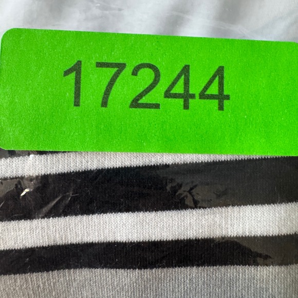 Calvin Klein Black Sheath Dress with Striped Hem Size 12 Jersey Casual Rear Zip - Picture 16 of 16